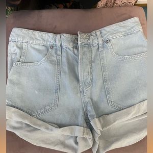 Free People We The Free Beginners Luck Slouch Shorts, size 29